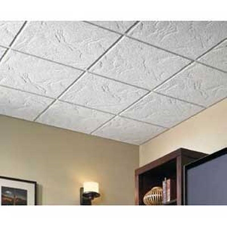 SANDRIFT CLIMAPLUS Sandrift 2' X 2' X 3/4 in. Shadowline Edge Ceiling Panel, 8PK 821808